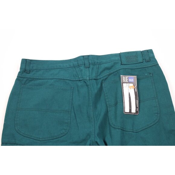 Deadstock Vtg 90s Marithe Francois Girbaud Mens 40x34 Baggy Wide Leg Jeans Green - Picture 9 of 13